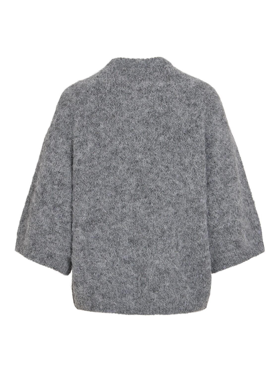 Vikarley 3/4 cardigan - Medium Grey Melange